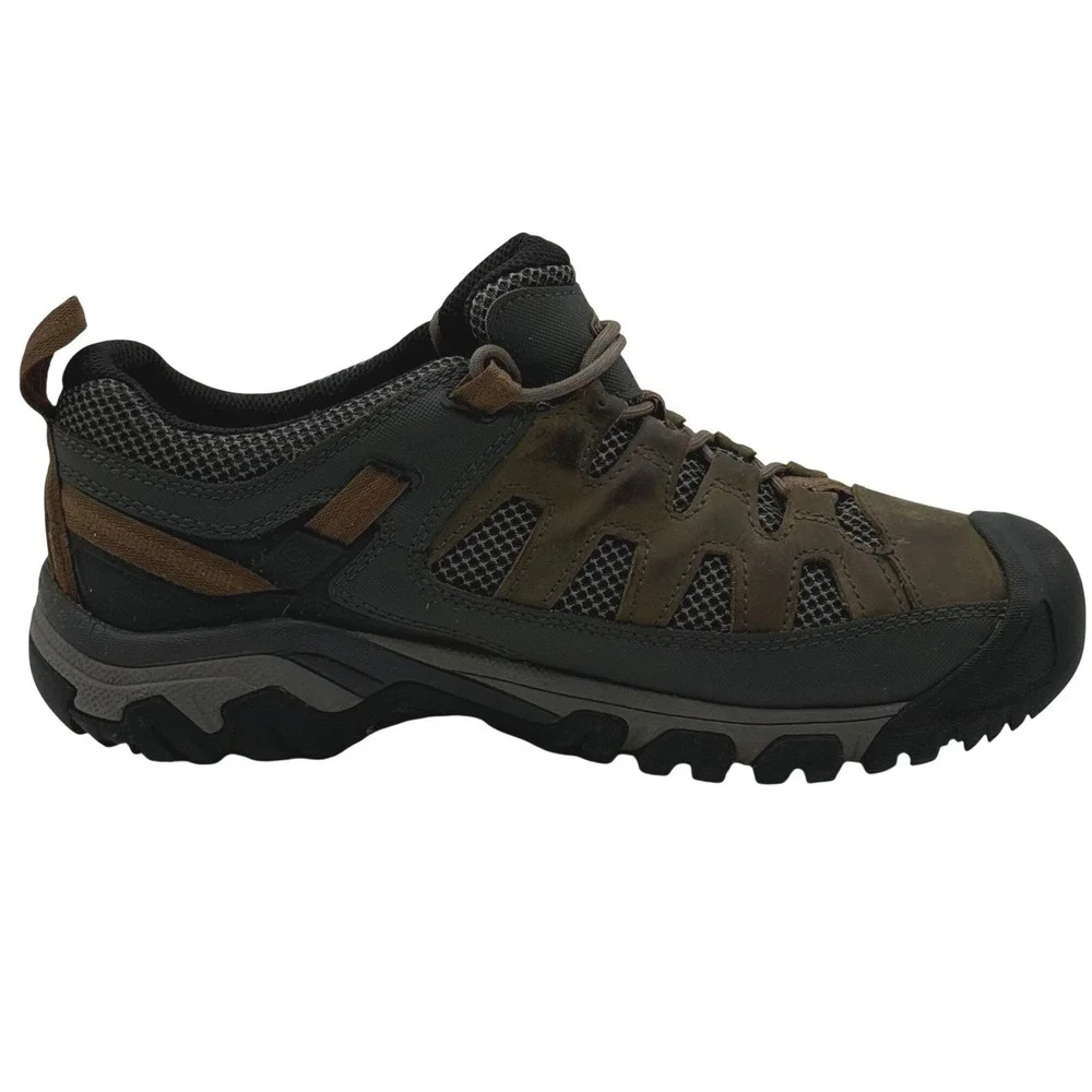 KEEN Targhee II Low Hiking Shoes Men's Size 10 Brown Waterproof Trail Outdoors